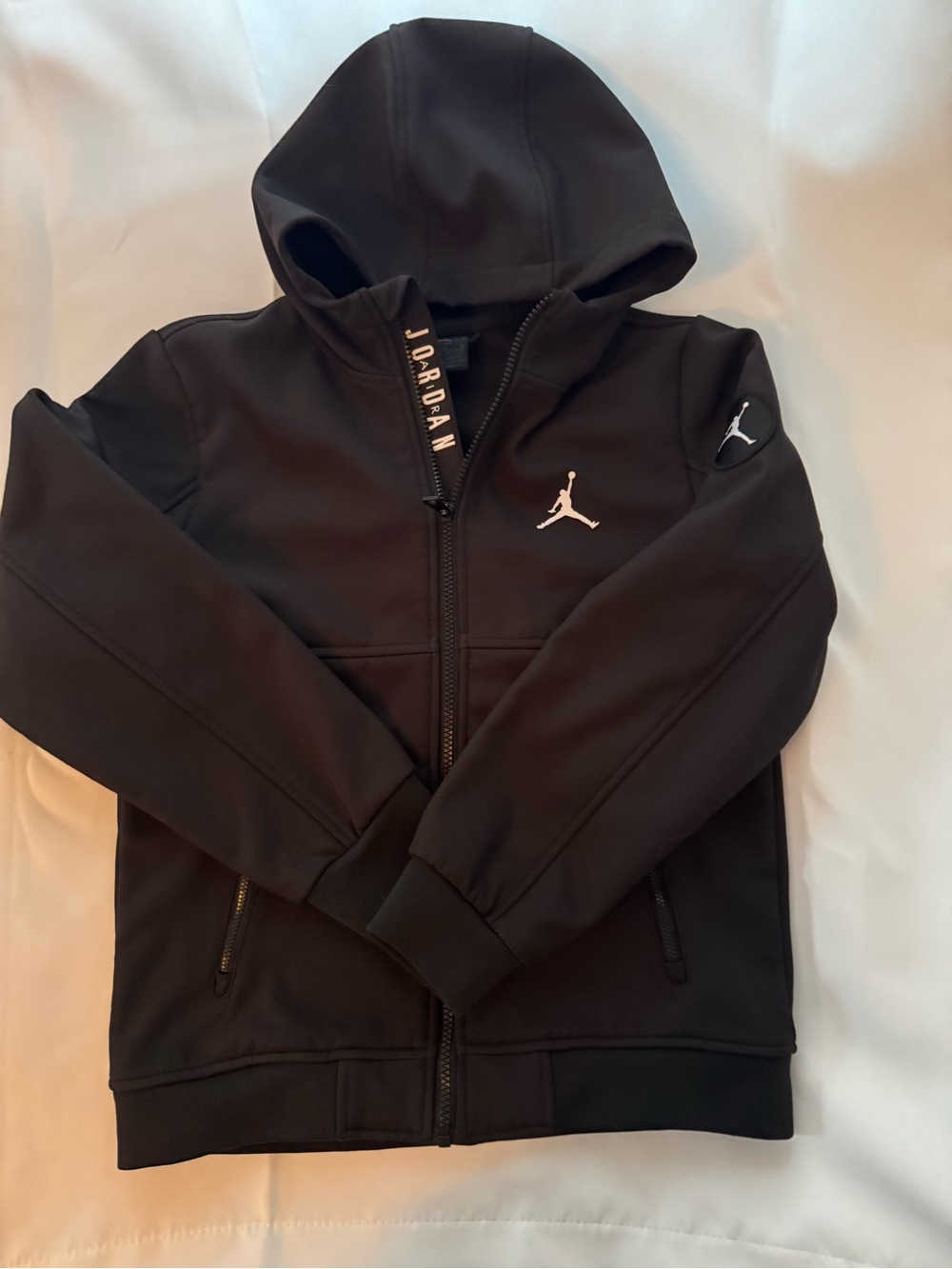 Jordan Black Hooded Full-Zip Jacket